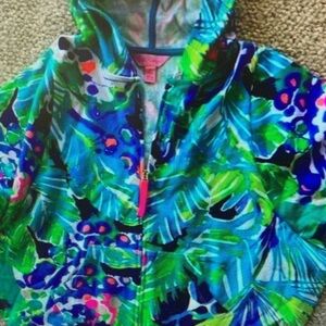 Tropical Blue Kids Swim Cover-Up